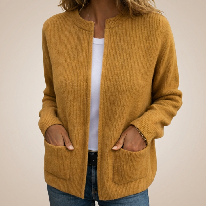 MARAIS | Gilet Zippé en Maille Douce Juliette