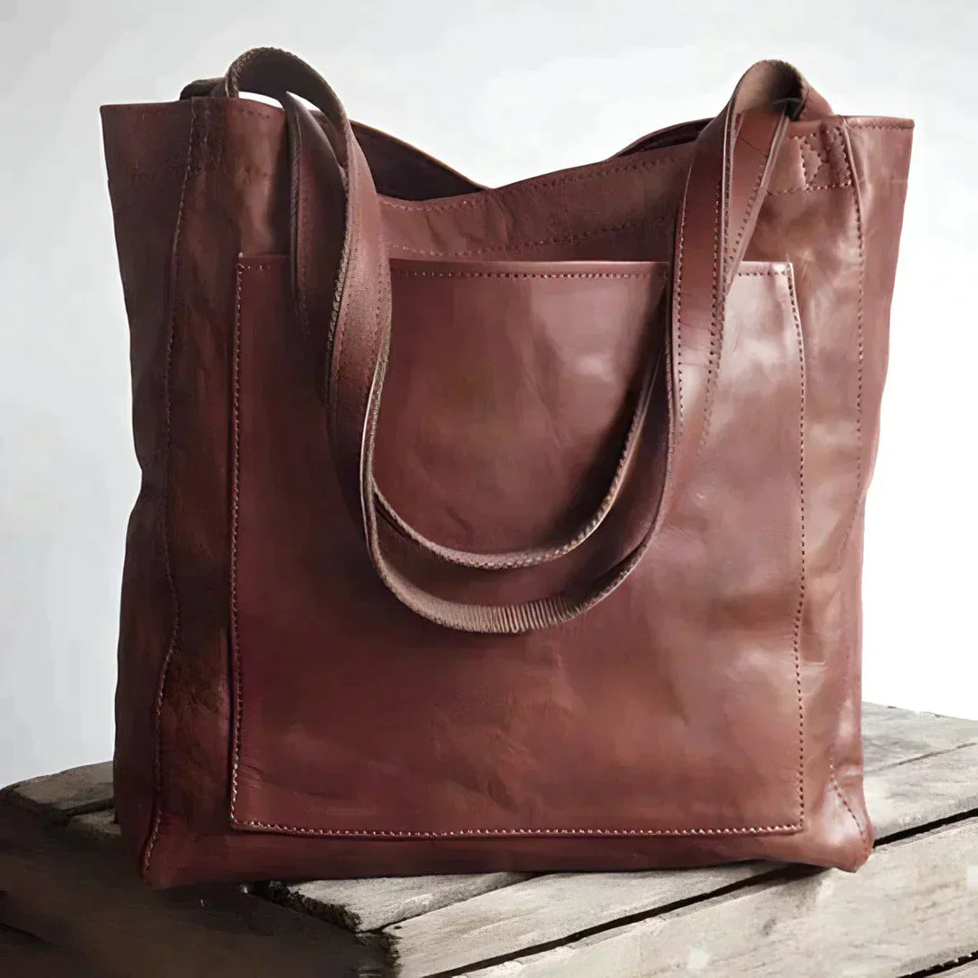 MARAIS | Cabas en cuir authentique Signature
