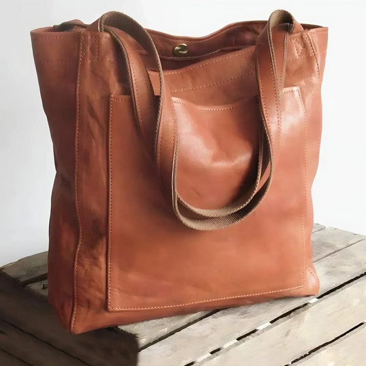 MARAIS | Cabas en cuir authentique Signature