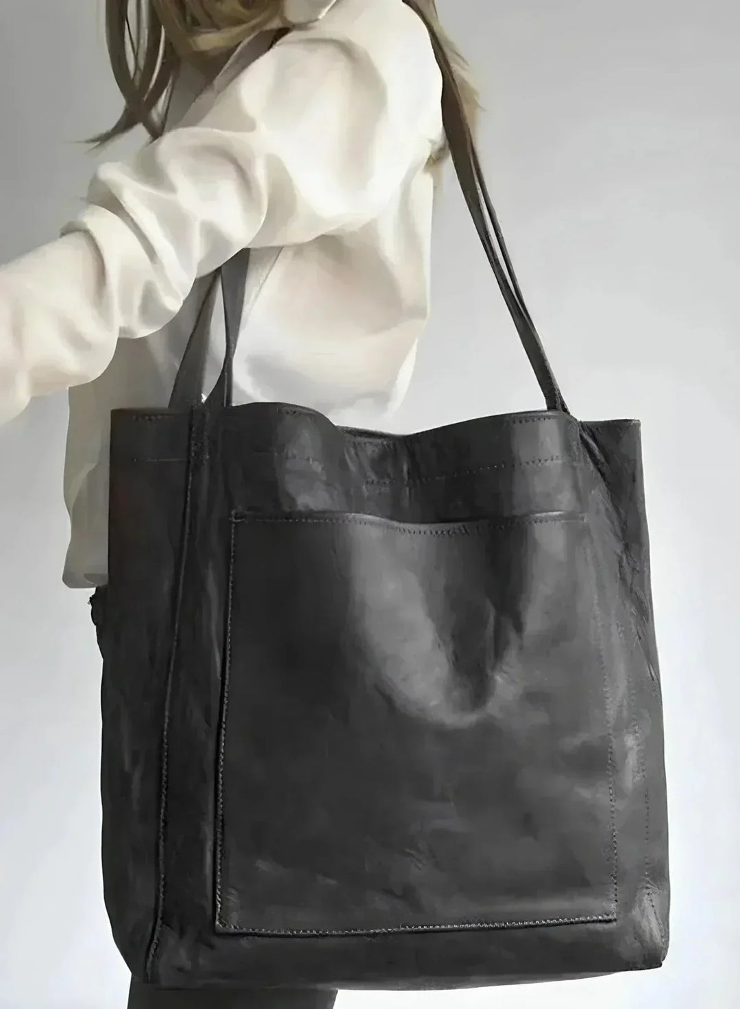 MARAIS | Cabas en cuir authentique Signature