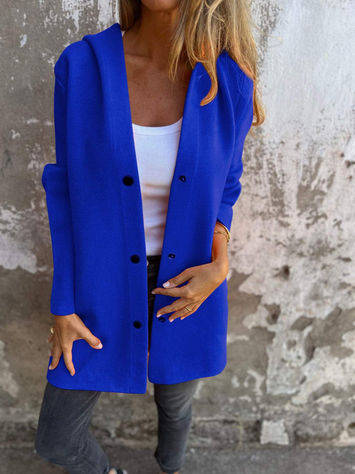 MARAIS | GILET LONG CHIC AVEC CAPUCHE