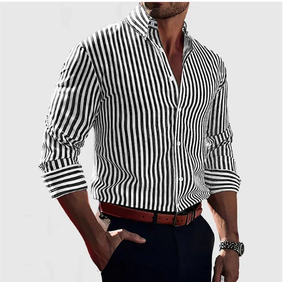 MARAIS | CHEMISE À RAYURES DÉCIDÉES POUR HOMME
