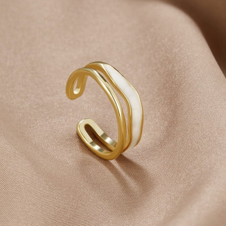 MARAIS | BAGUE DORÉE SAHARA À COUCHES