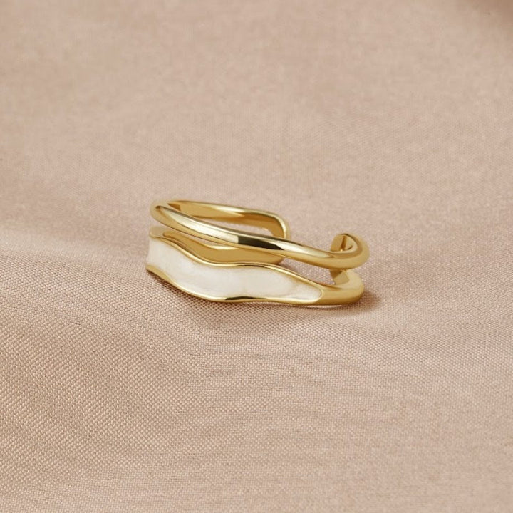 MARAIS | BAGUE DORÉE SAHARA À COUCHES