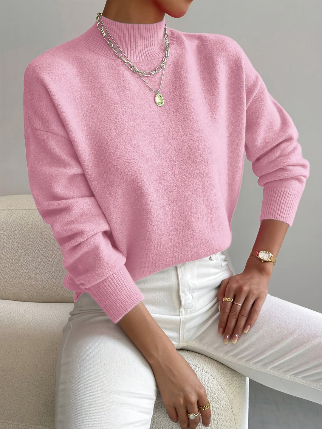 MARAIS | Pull Col Montant Doux Christine