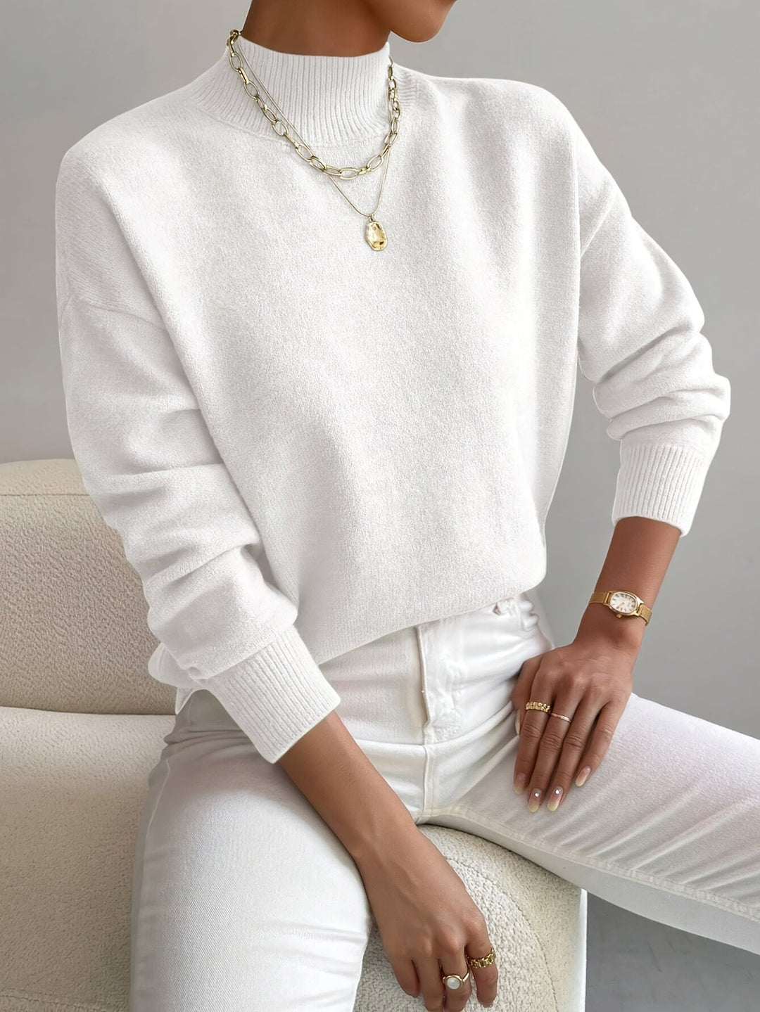 MARAIS | Pull Col Montant Doux Christine