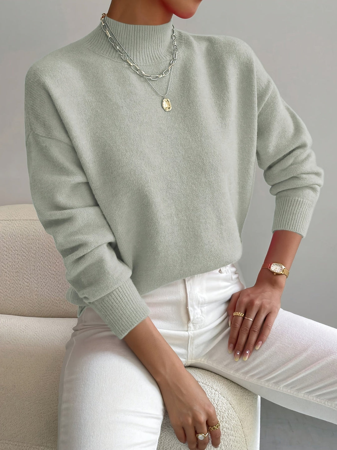 MARAIS | Pull Col Montant Doux Christine