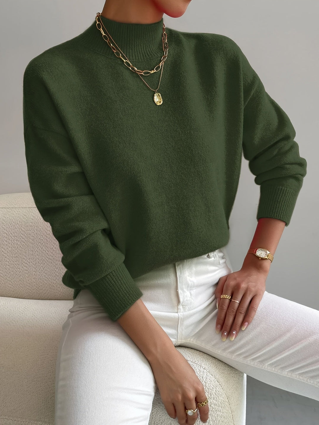 MARAIS | Pull Col Montant Doux Christine