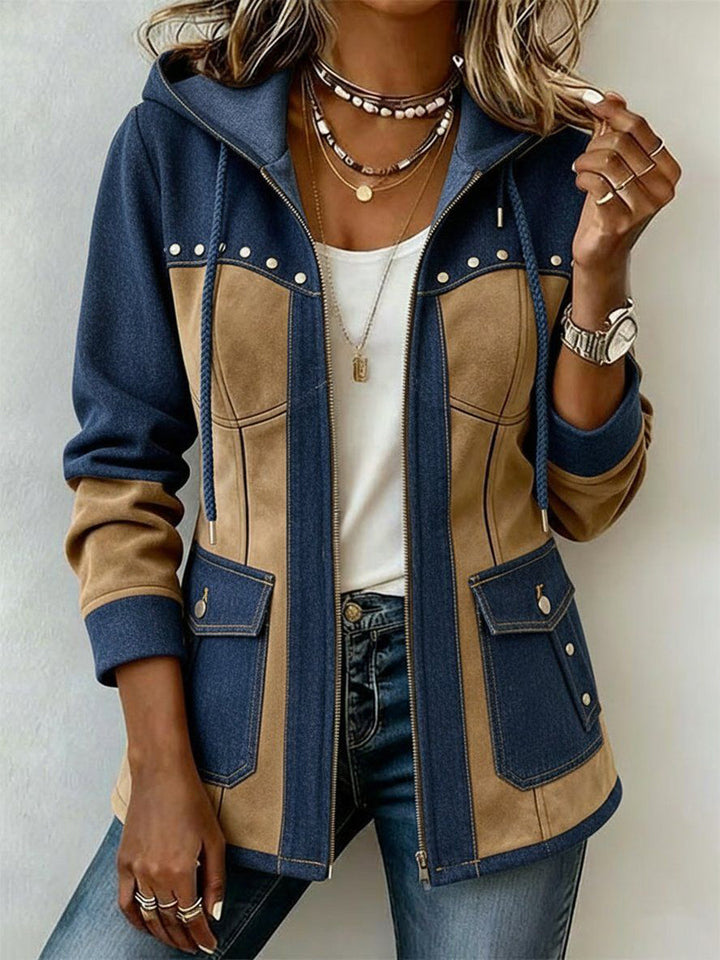 MARAIS | Veste à Capuche Bi-Matière Véronique