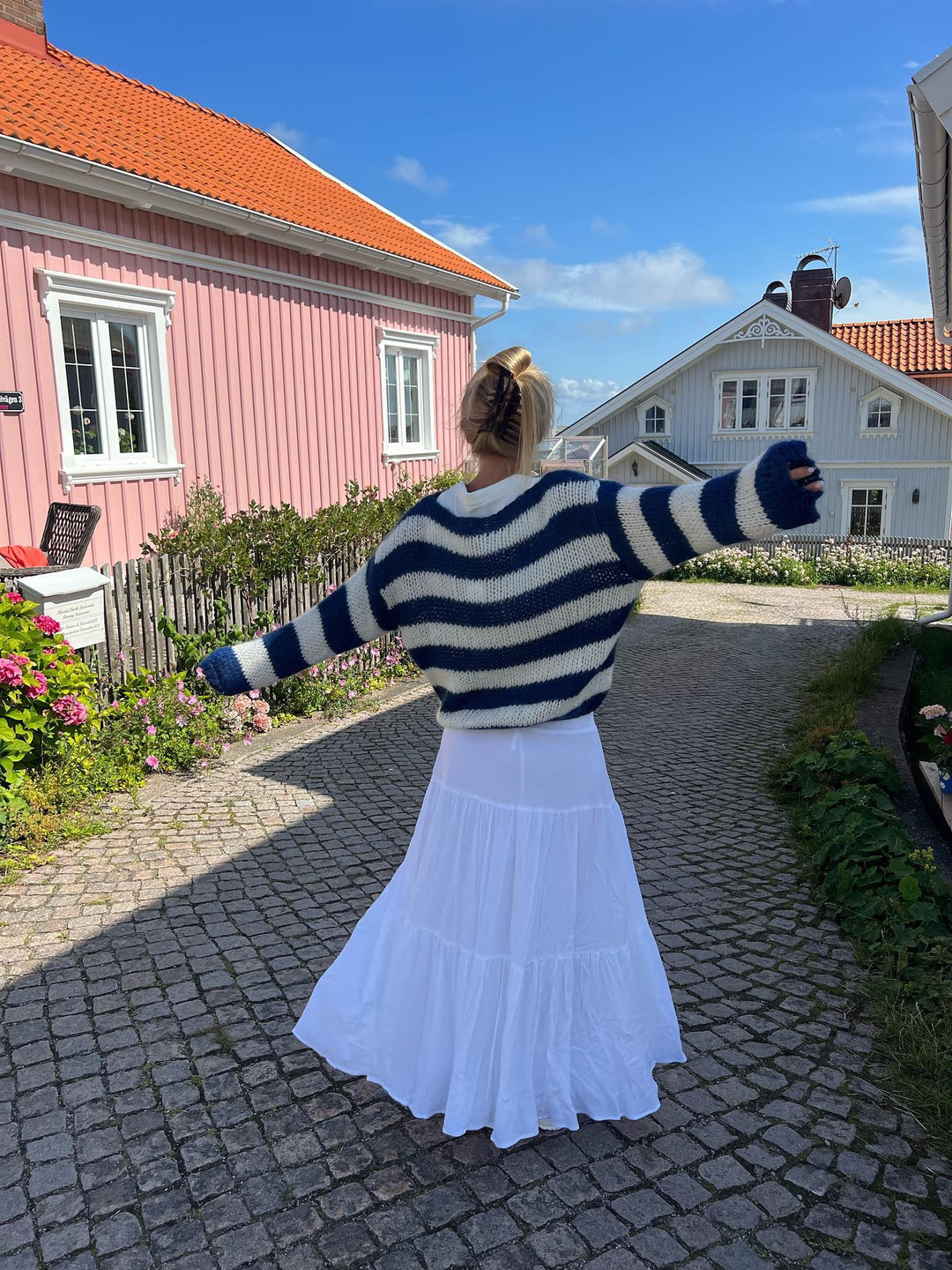 MARAIS | PULL OVERSIZE EN TRICOT RAYÉ