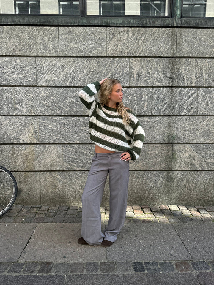 MARAIS | PULL OVERSIZE EN TRICOT RAYÉ
