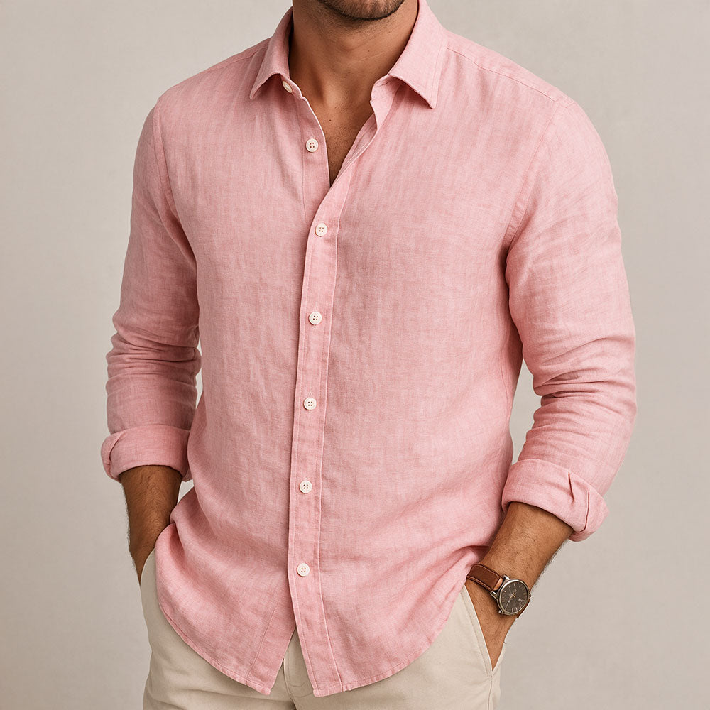 MARAIS | CHEMISE ESSENTIELLE EN LIN POUR HOMME