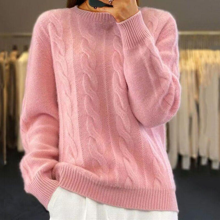 Elisia | Pull côtelé en maille moelleuse