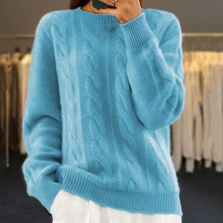 Elisia | Pull côtelé en maille moelleuse