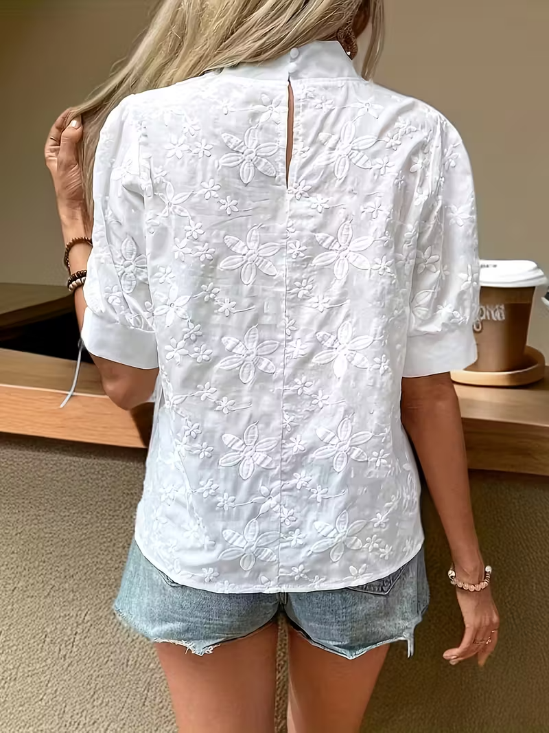 MARAIS | Blouse Élégante à Motifs Floraux